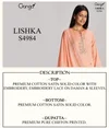 Lishka 4984 By Ganga Cotton Satin Plazzo Salwar Suits
